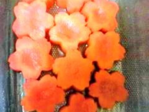 お弁当の彩りや普段の煮物などにも使える花人参甘煮 レシピ 作り方 By りなほっぴー 楽天レシピ お弁当の彩りや普段の煮物などにも使える花人参甘煮 レシピ 作り方 By りなほっぴー 楽天レシピ